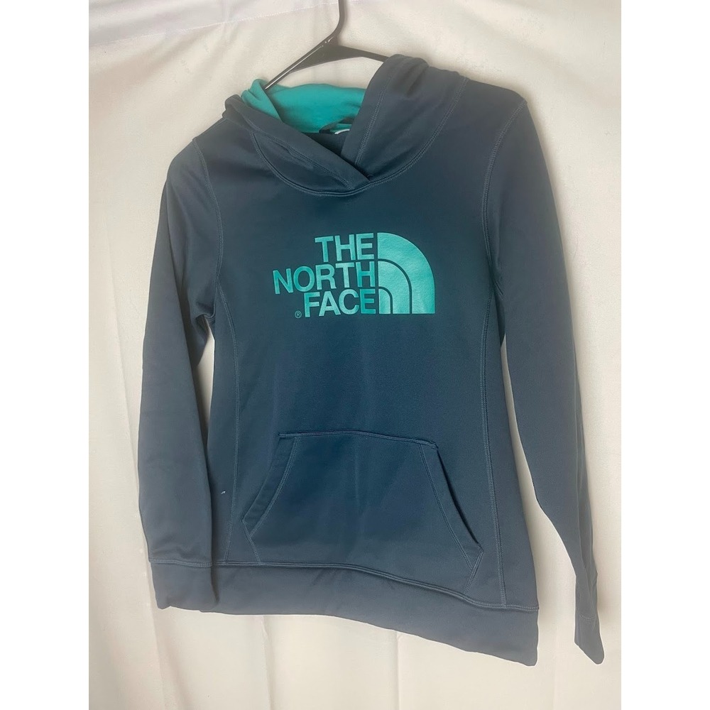 The North Face Women's Pullover Hoodie Sweatshirt Two Tone Green Size‎ Small